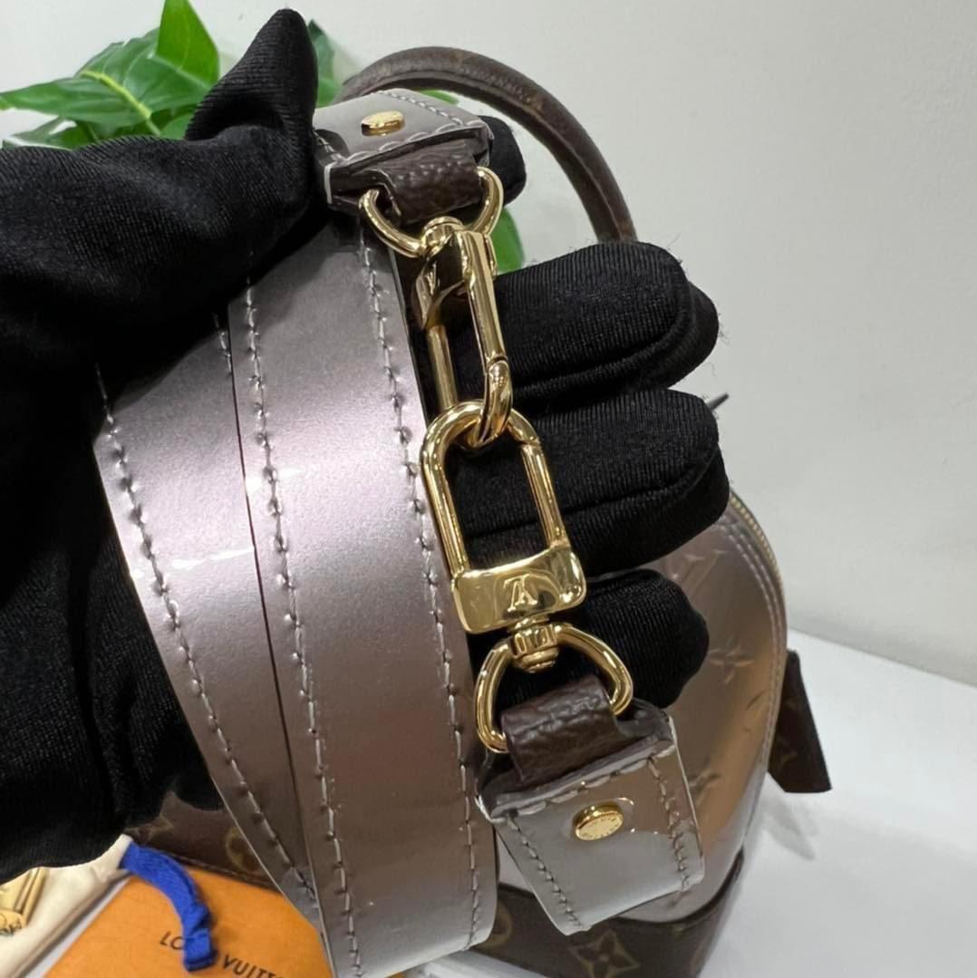 3D model Louis Vuitton Alma BB Metallic Leather Top Handle Bag VR / AR /  low-poly