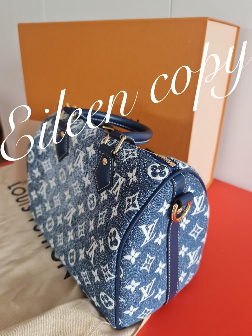LOUIS VUITTON UNBOXING DENIM SPEEDY BANDOULIERE 25 FROM THE JANUARY 2022  DROP ! 