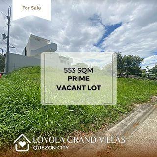 Loyola Grand Villas Prime Vacant Lot for Sale!