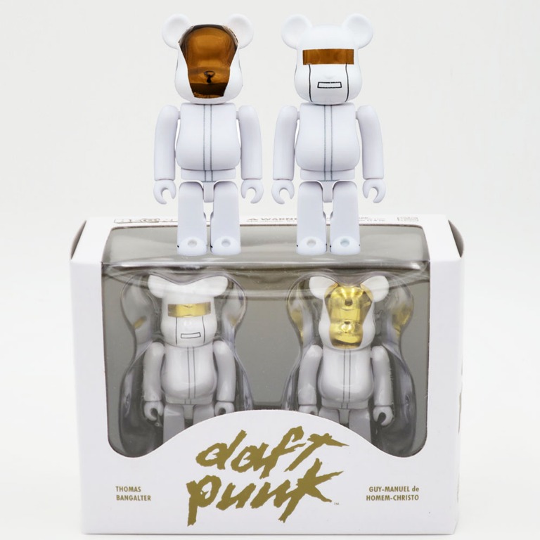 BE@RBRICK DAFT PUNK WHITE SUITS Ver.
