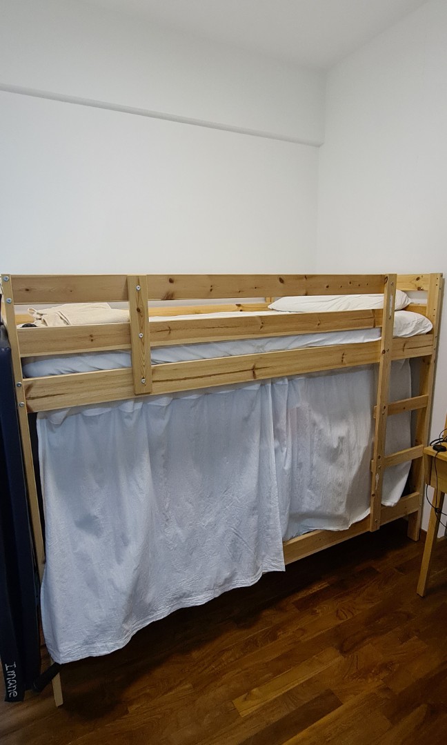 MYDAL Wooden Bunk Bed with Underbed, Furniture & Home Living, Furniture