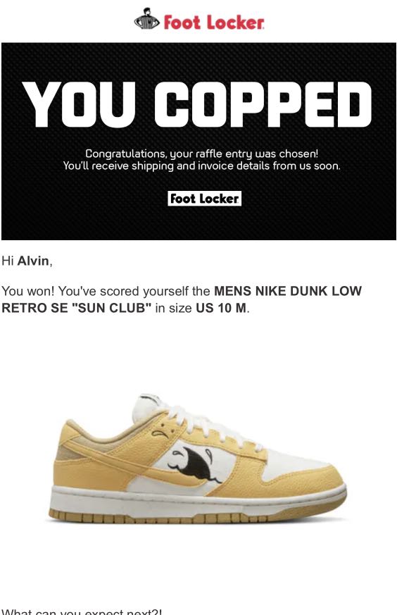 Nike dunk low retro se 'Sun Club', Men 