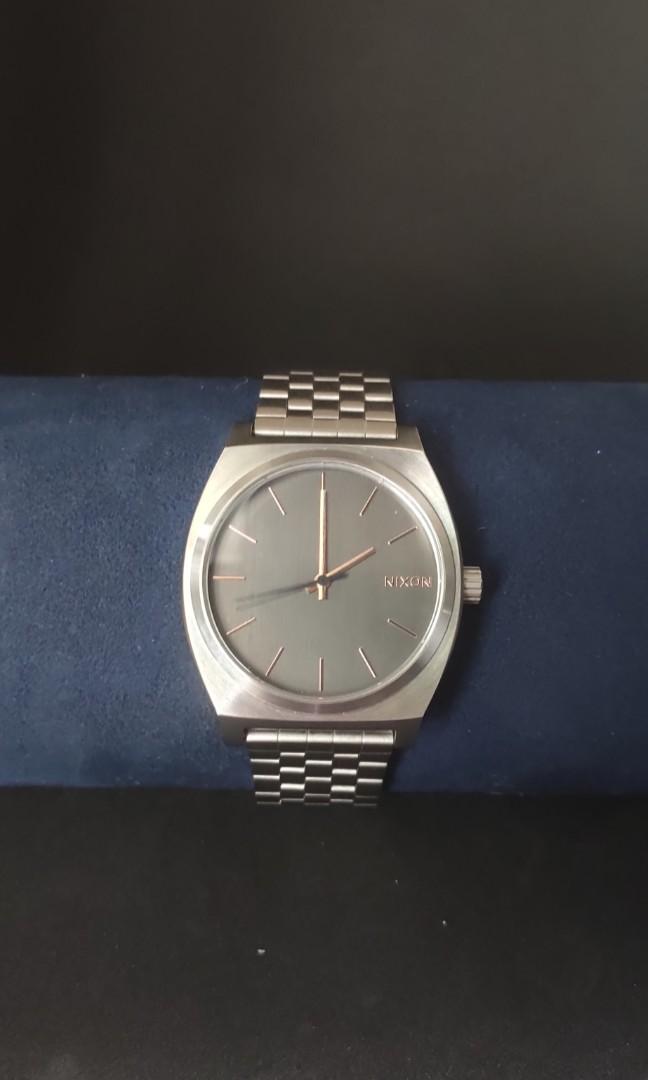 Nixon time shop teller grey