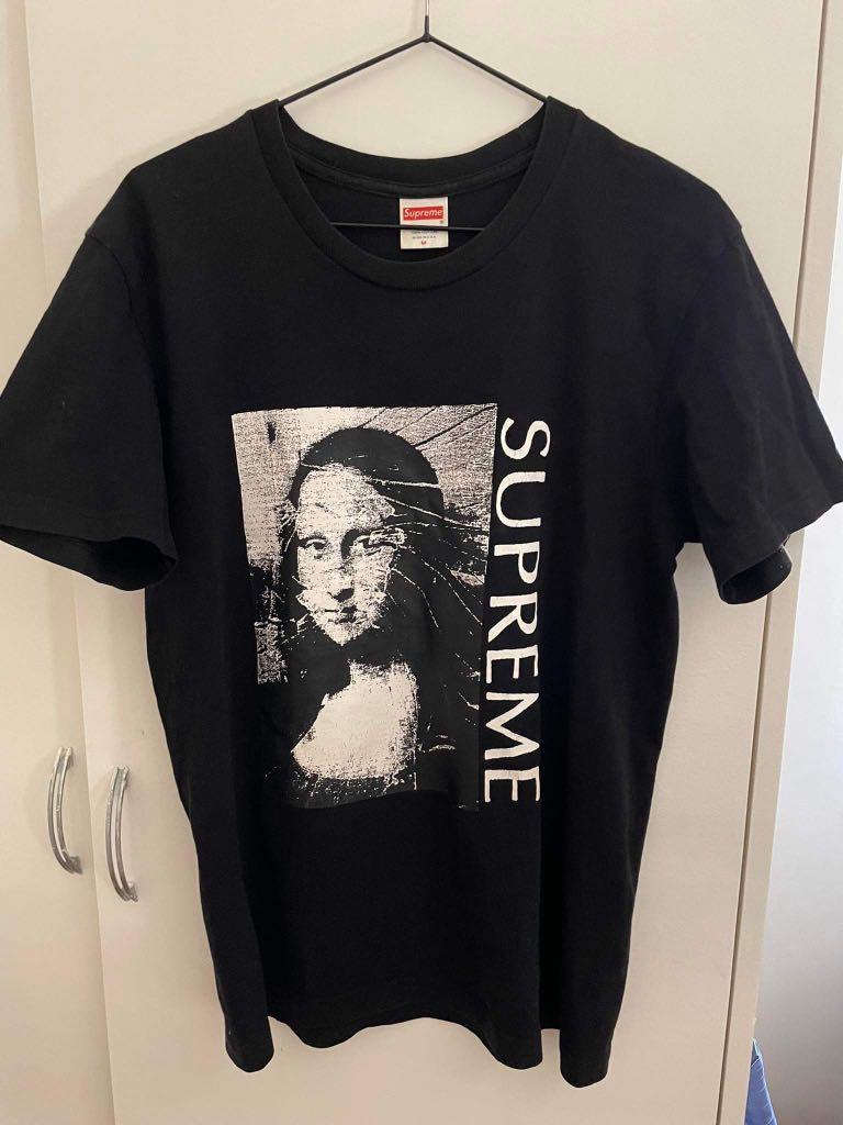 Original Supreme Mona Lisa Tshirt, Men's Fashion, Tops & Sets, Tshirts ...