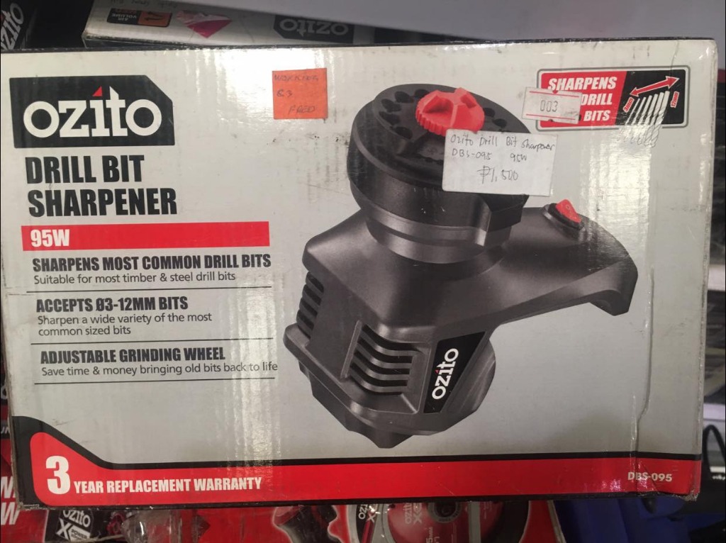 Ozito Drill Bit Sharpener, Furniture & Home Living, Home Improvement