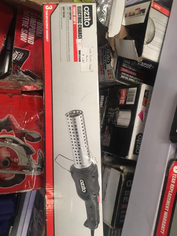 Ozito Electric Charcoal Stevter, Furniture & Home Living, Home