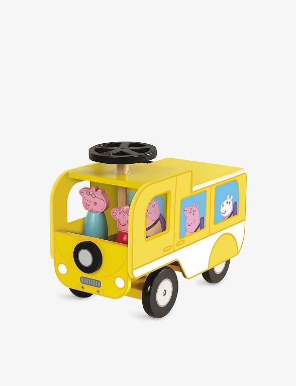 Peppa Pig wooden campervan ride on, Hobbies & Toys, Toys & Games on