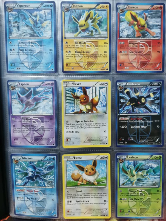 Plasma Freeze Eeveelutions Set [Pokémon TCG], Hobbies & Toys, Toys