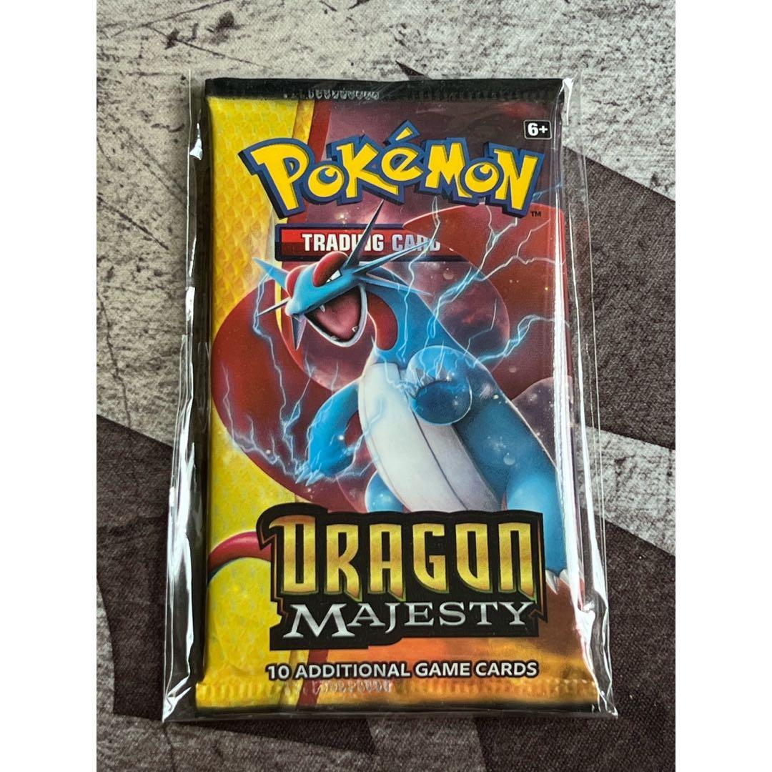 Pokmon Dragon Majesty Booster Pack (Salamence), Hobbies & Toys, Toys &  Games on Carousell