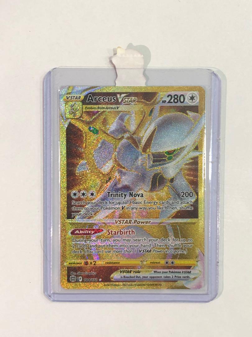 pokemon tcg brilliant stars vstar card Arceus VSTAR (Secret) (176)