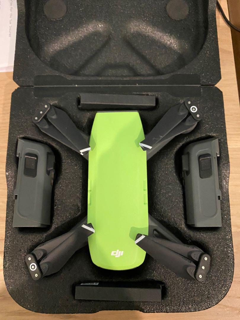 Dji spark fly more combo meadow green sale