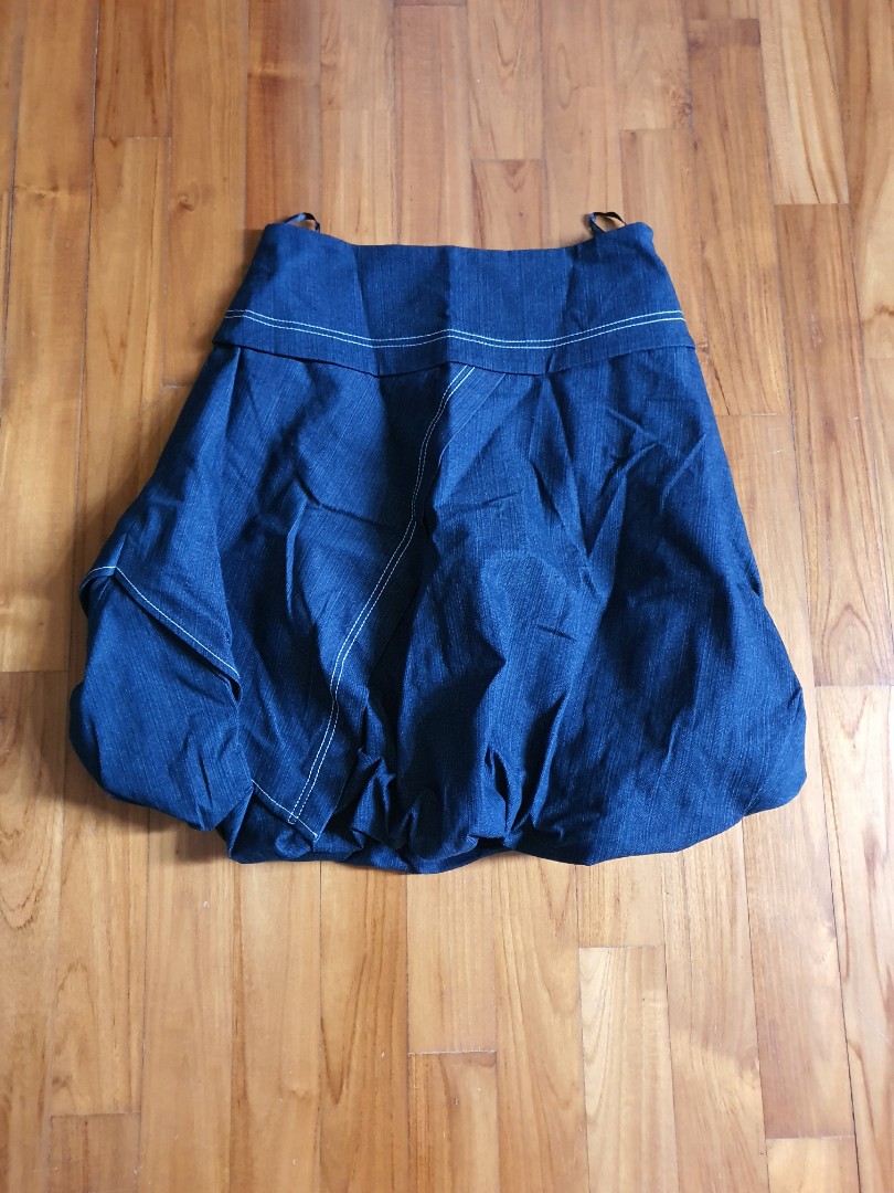 Rare Bubble Denim Skirt, Women's Fashion, Bottoms, Skirts on Carousell