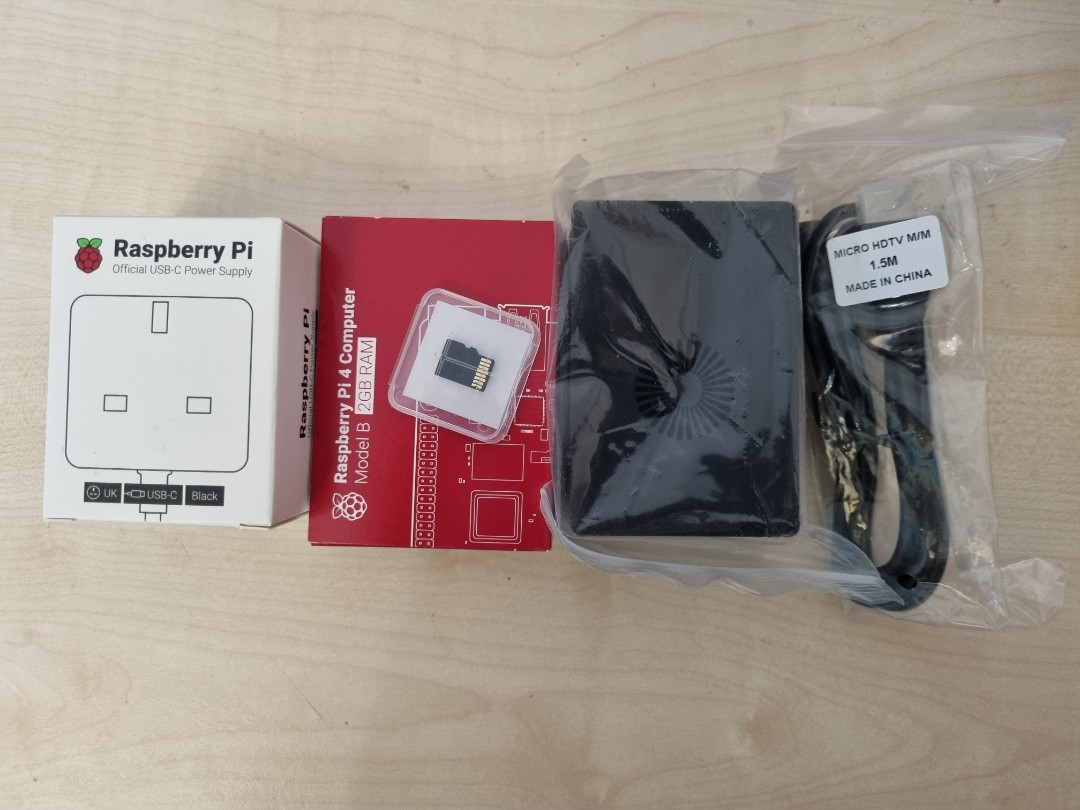 Raspberry Pi 4 Model B (2GB) Basic Kit, Computers & Tech, Parts ...