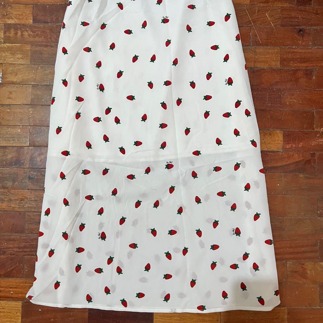 orange vintage dress Orange Rose Sweet Heart Collar Puff Sleeve 1950S Vintage Dress Orange / M