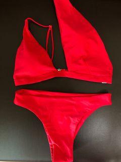 Red Bikini Swimsuit 2 piece
