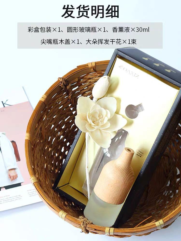 Reed Diffuser (Category: Fragrance & Deodorants) located in Singapore. Submitted by tcl19 (Listing ID 1158750632, Image 2). Description: Ready stock It will be a prefect gift to send with a nice packaging. This diffuser can be place in the living room, bedroom, office, shop or bathroom. Fragrance will last about 30 days. Product detail: Brand : OAXIZ Package: gift box, bottle with wooden cap, 30ml fragrance and natural wood sheet reed flower Prod