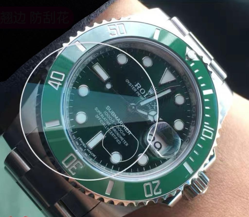 Rolex submariner glass best sale