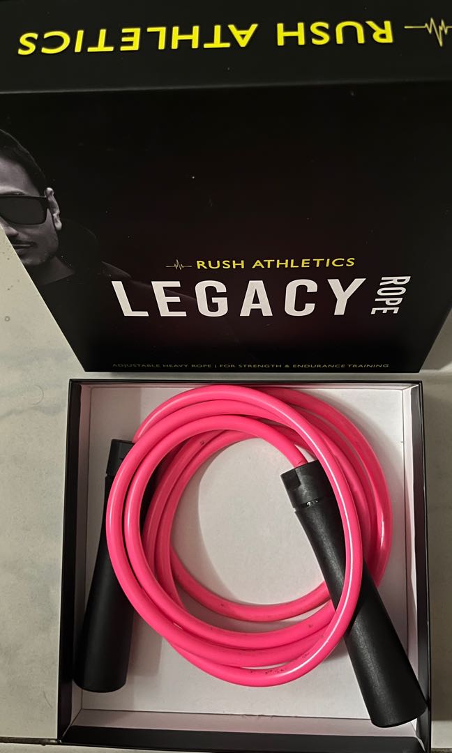 RUSH ATHLETICS Legacy Weighted Jump Rope - Schweres Springseil 10ft Verstellbar