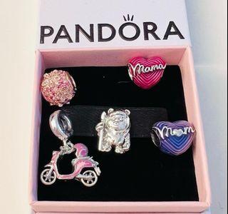 SALE ITEMS MOTHER'S DAY 🌈 AUTHENTIC PANDORA MOM , MAMA , PINK SCOOTER MOTOR, ROSEGOLD DAISY 960 EACH