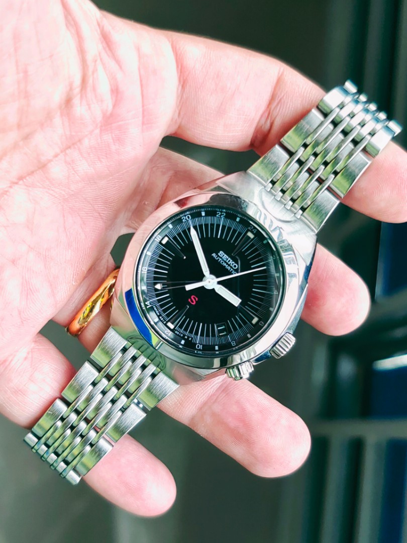 セイコー SUS サス GMT 4S12-0010 赤文字盤 自動巻き 品 - 腕時計 ...