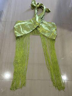 Shein Silk tie halter top