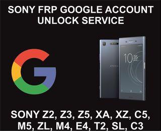 Sony FRP Unlock Service, All Models