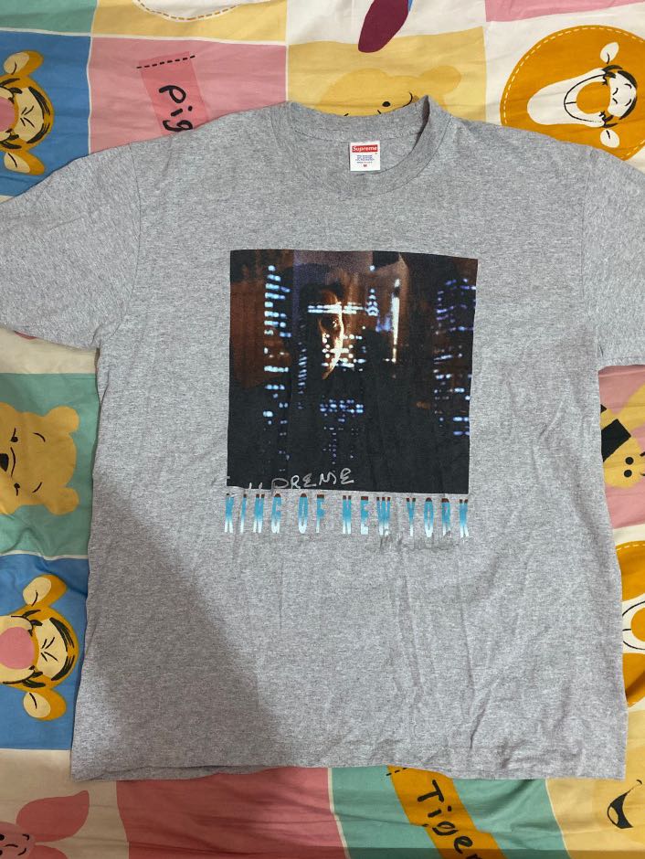 Supreme King of New York 灰色Tee, 男裝 