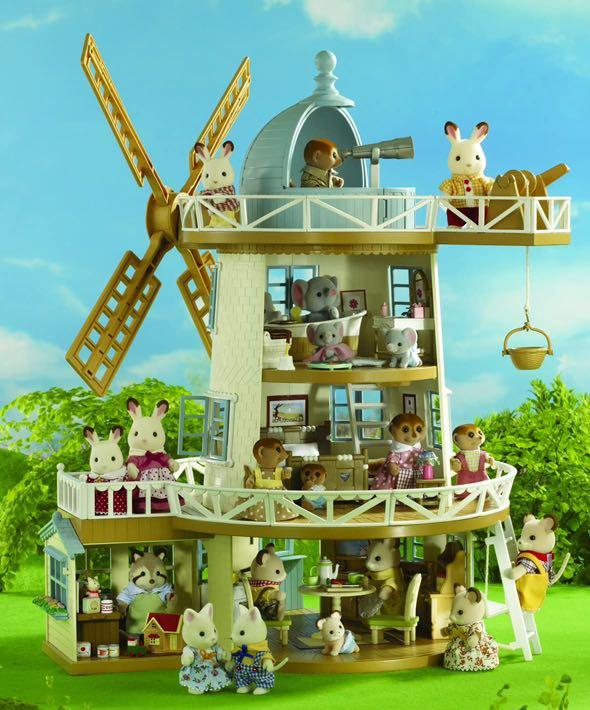 sylvanian families full set vintage windmill w o box Hobbies