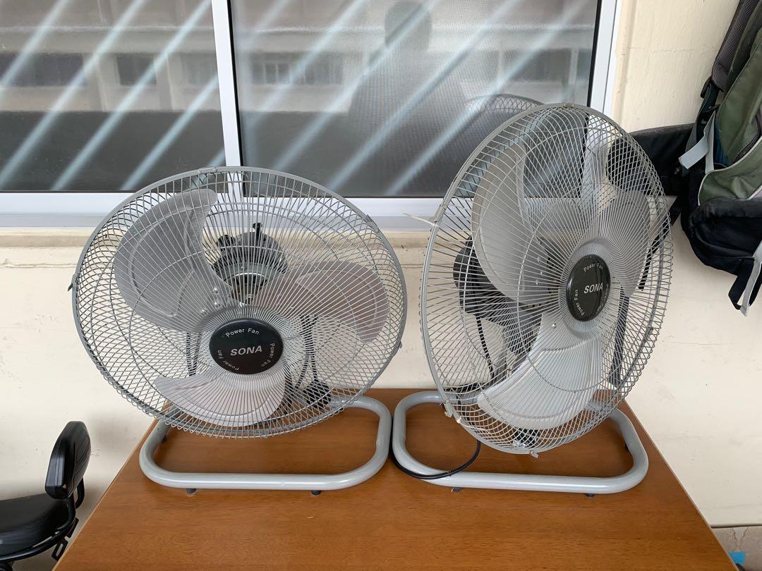 Sona 18 inch Table Fan (left 1), Furniture & Home Living, Lighting ...