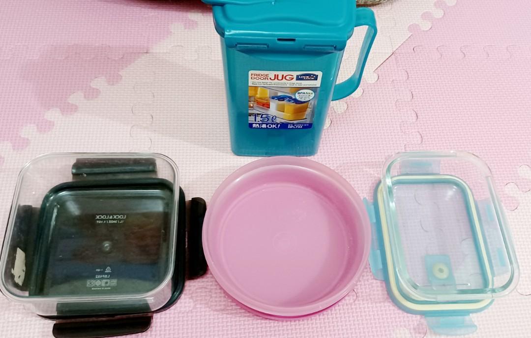 Take all Lock&Lock and Tupperware lunch box, Furniture & Home Living