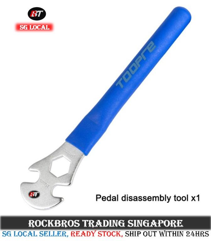 Bike pedal removal tool top