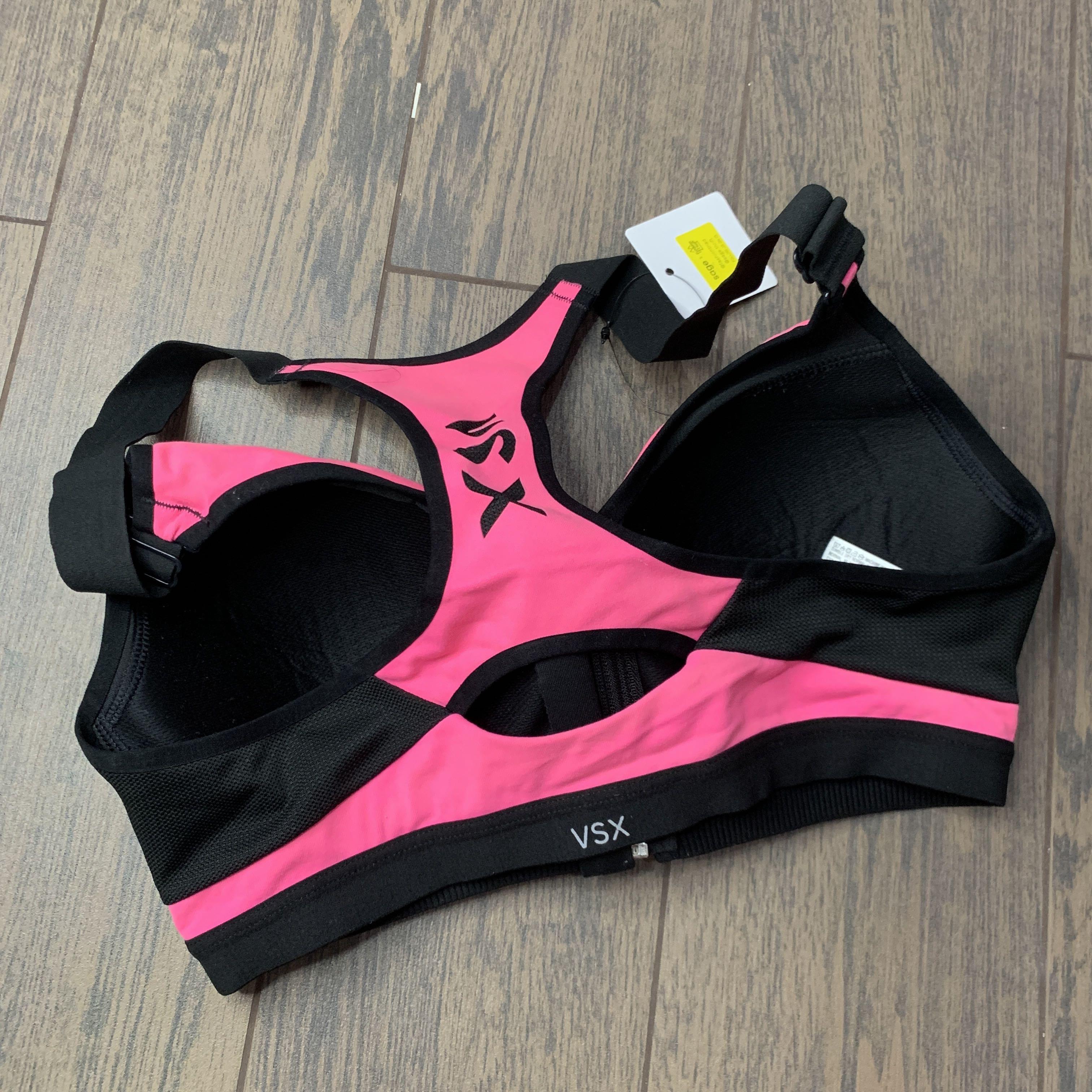 Victoria's Secret Strappy Back Lace Up Sport Bra - Violet Muse