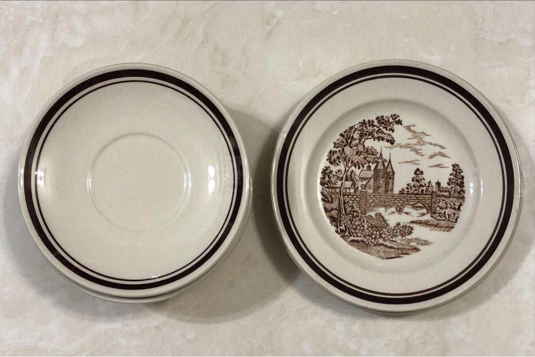 Vintage Ceramic Plates by NIKKO, Furniture & Home Living, Kitchenware