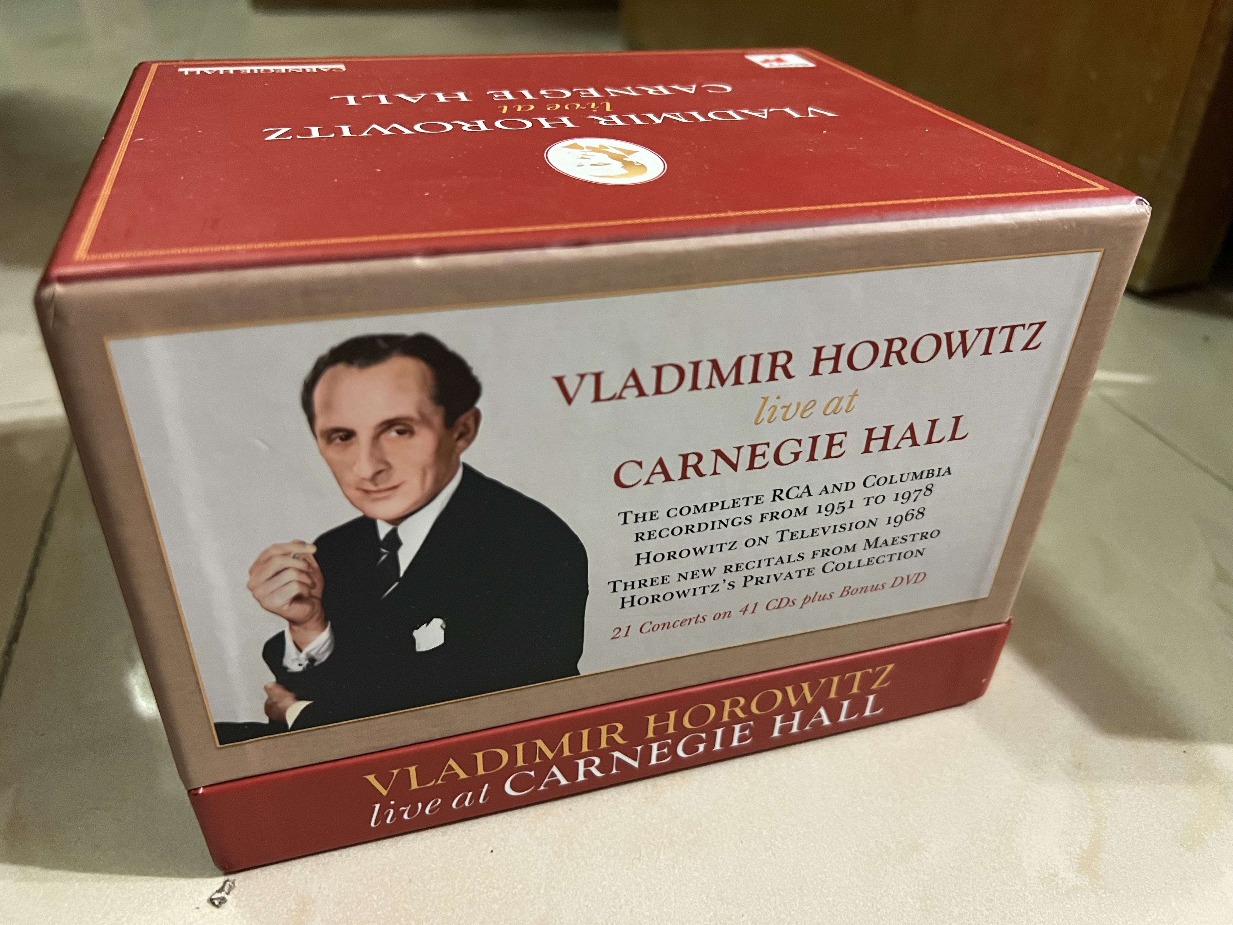 ホロヴィッツ CDボックス ライヴ at カーネギーホール HOROWITZ - 通販 ...