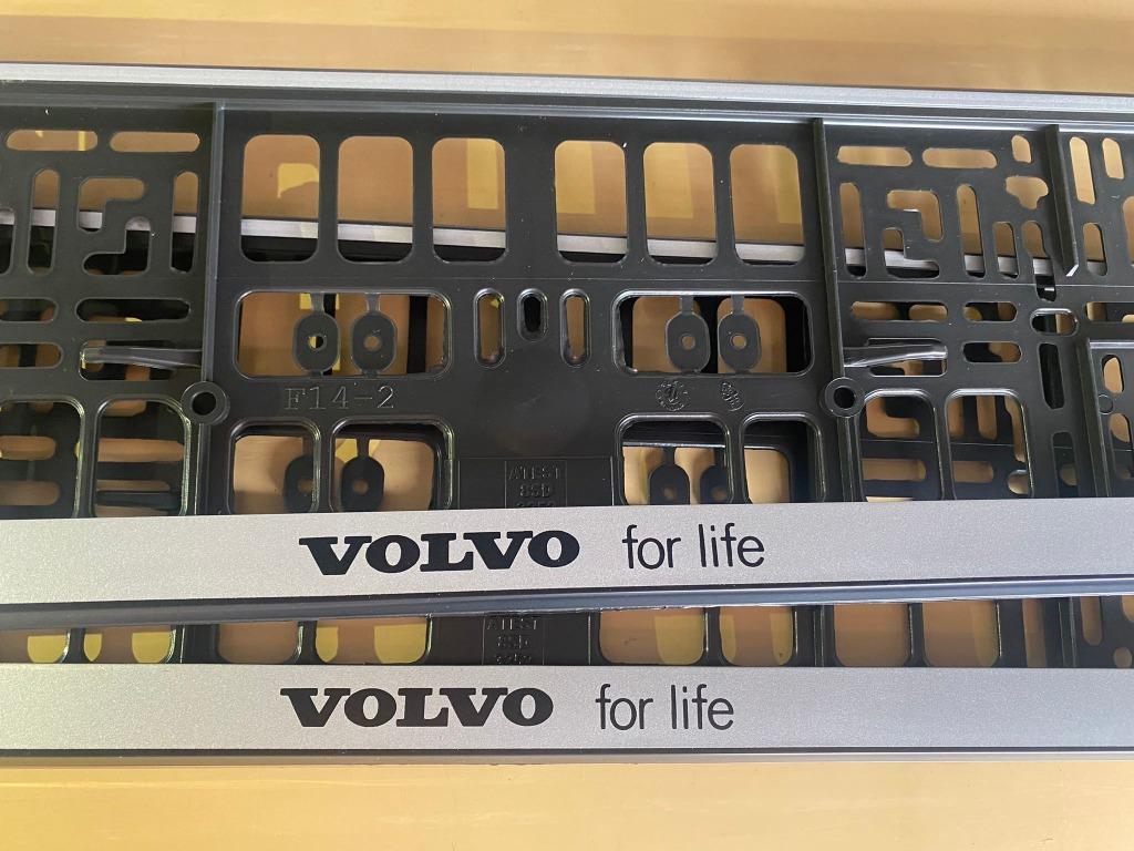Volvo number shop plate holder