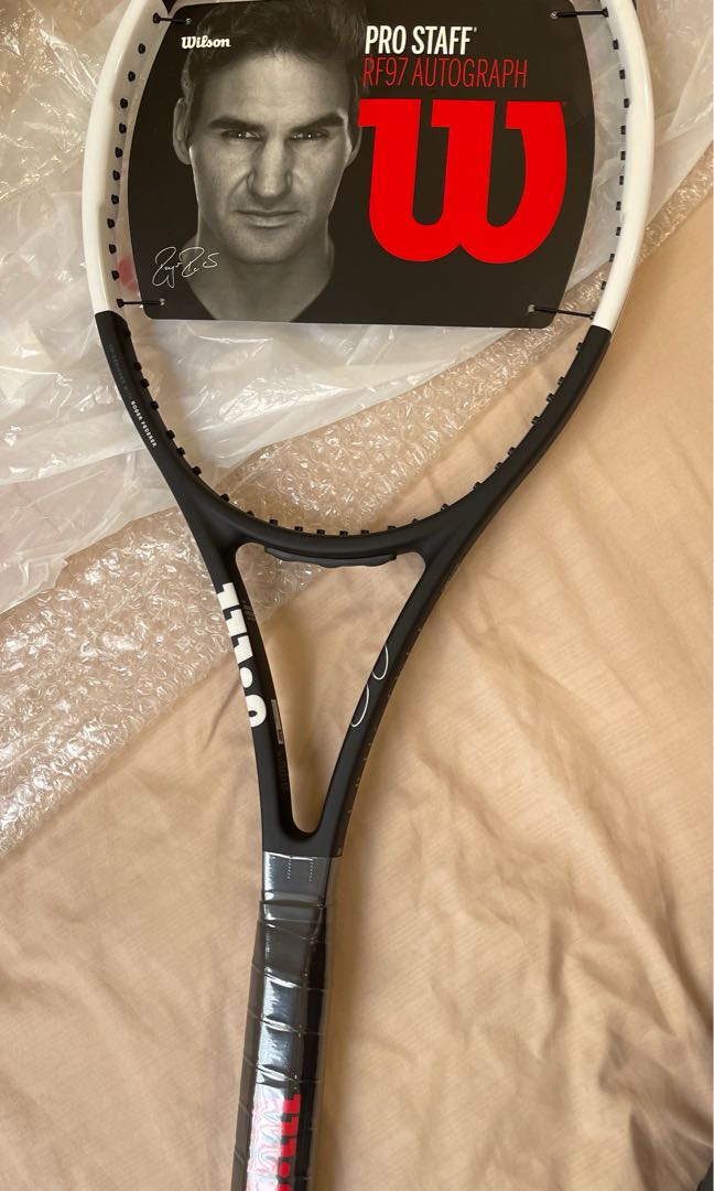 Wilson Pro Staff RF 97 with Autograph Tennis Racquet Grip Size 4 1/4" 