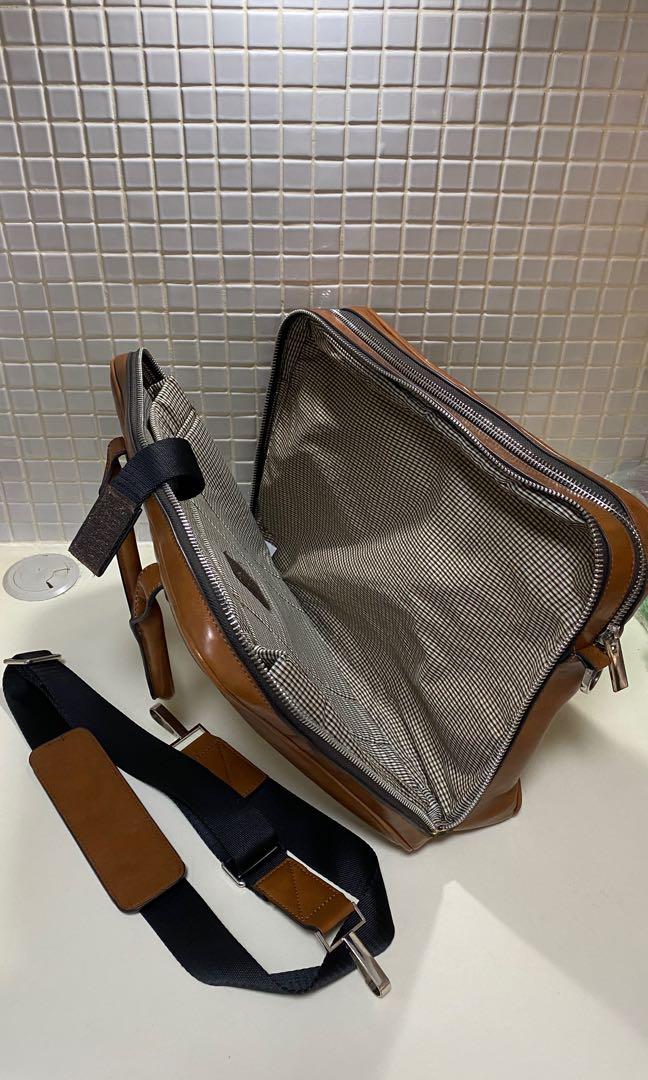 Zara Man Leather Bag, Luxury, Bags & Wallets on Carousell