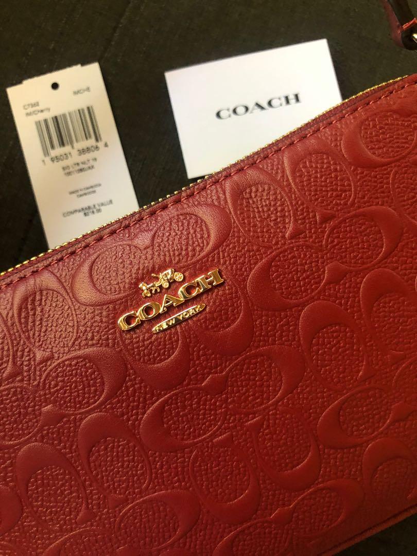 Coach Nolita 19 Wristlet In Signature Leather 1941 Red – SELLECTION
