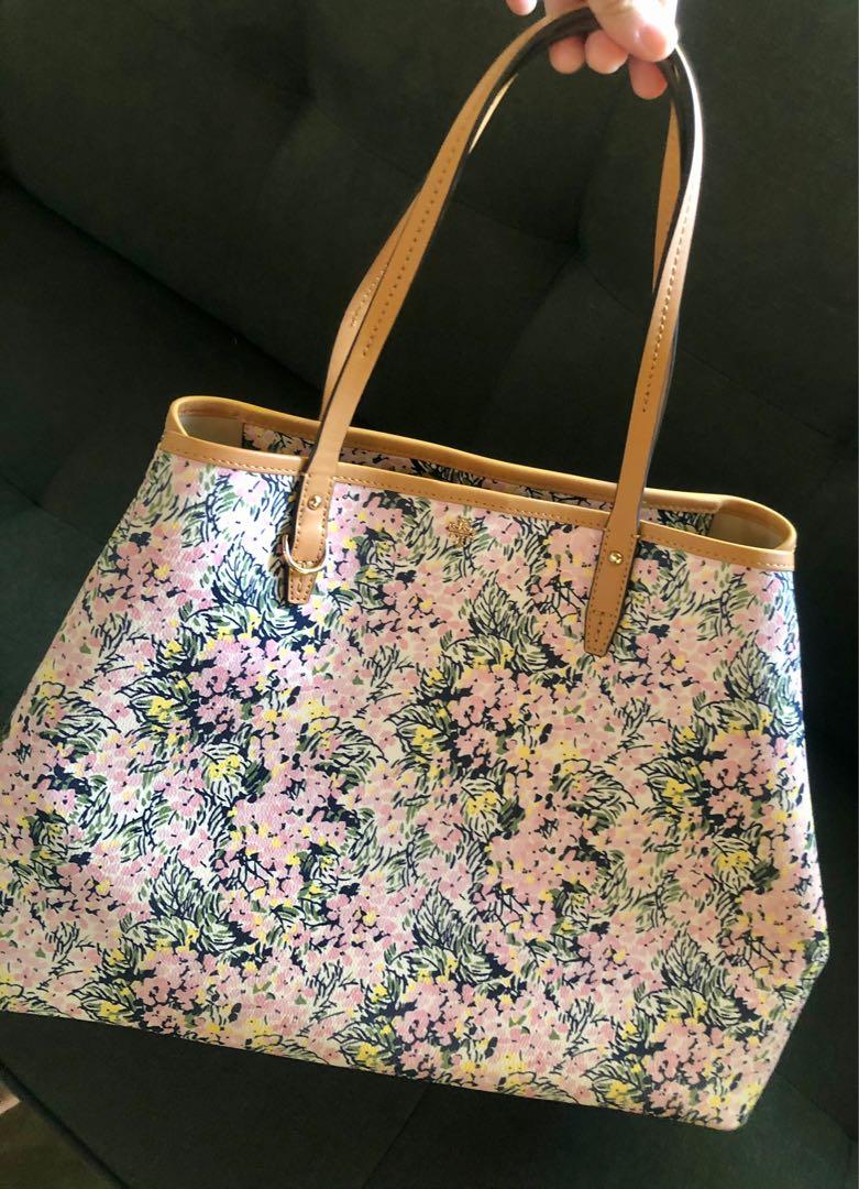 Tory burch sales kerrington floral tote