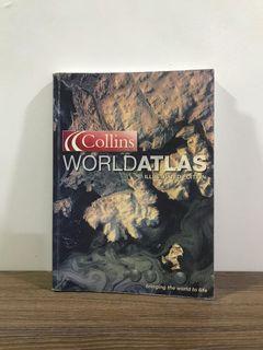 #123- 1PC - SOFTBOUND - MAPS ATLAS TRAVEL GUIDE - COLLINS WORLD ATLAS