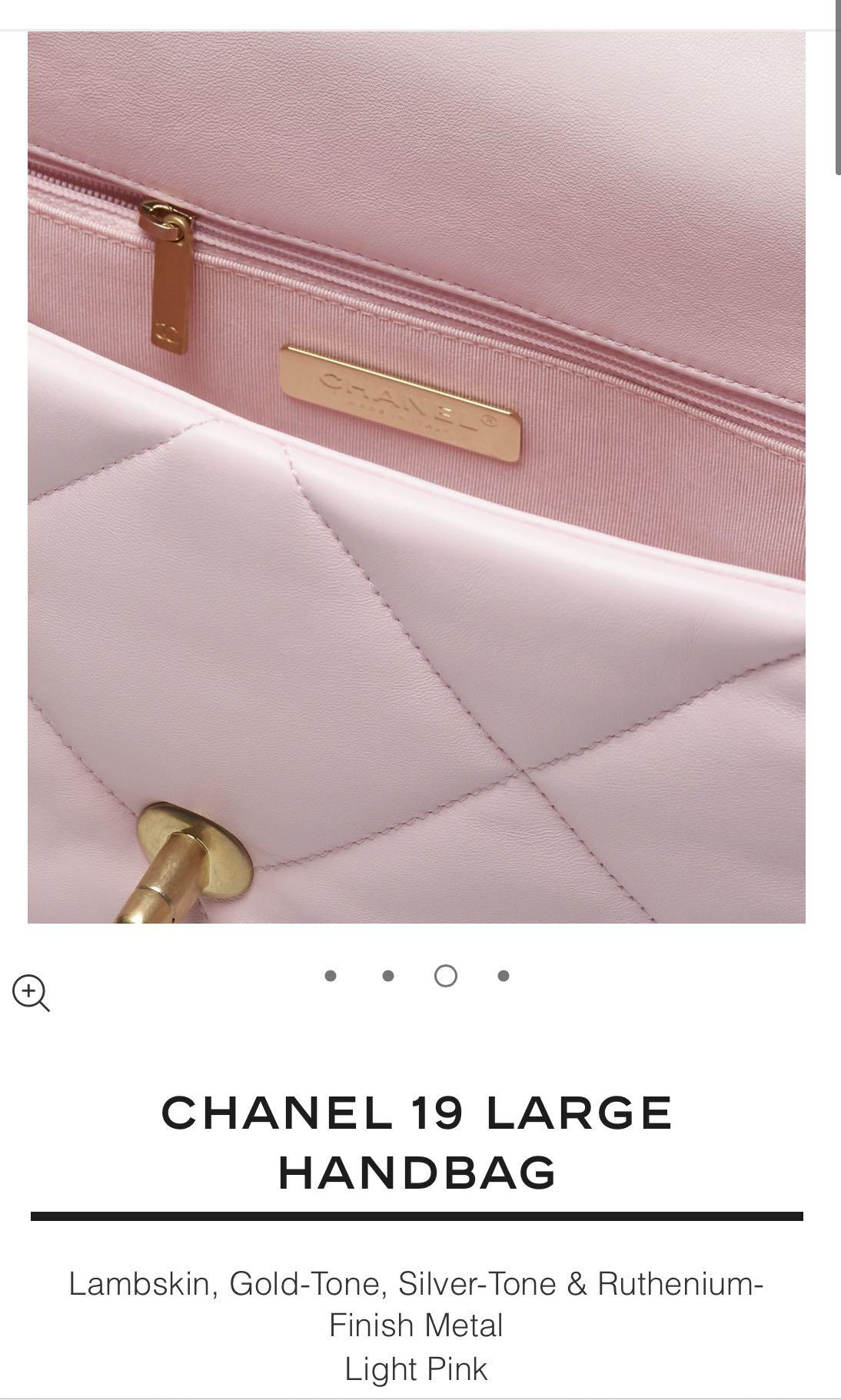 RARE COLOUR (22S) Small Chanel 19 in Cornflower Blue & Light Pink