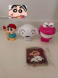 （整圖售）蠟筆小新 扭蛋 公仔 盒玩 貼紙