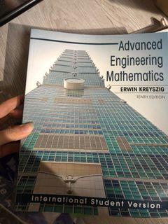 原文書 工程數學 第十版 Advanced Engineering Mathematics 二手近全新