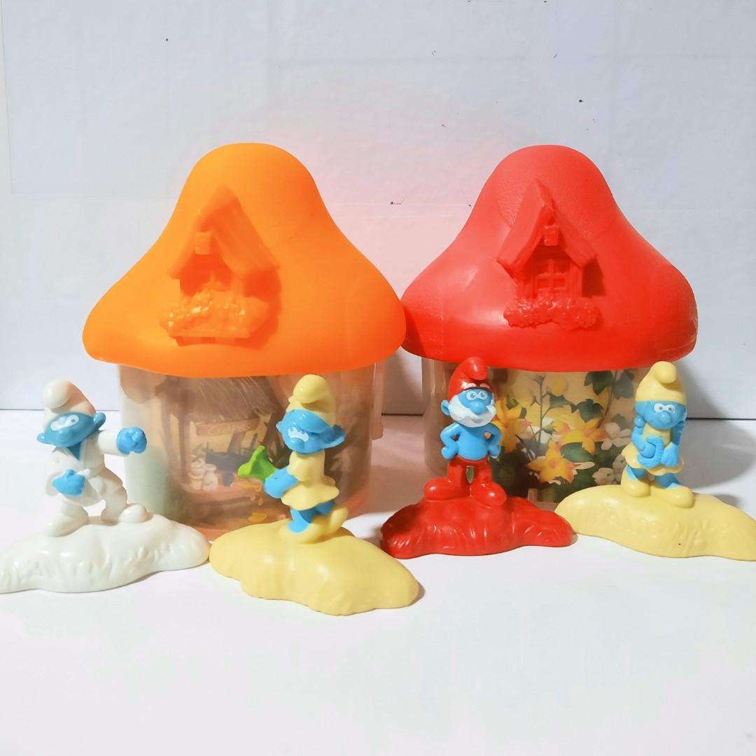 [ Take All ] Smurfs Village Happy Meal Toys by Mcdonalds / Mainan Happy