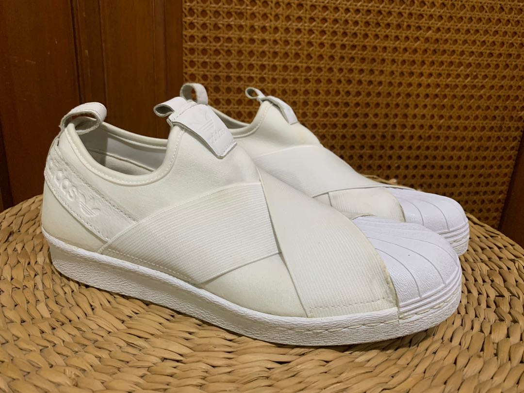 Superstar slip-on top shoes adidas white