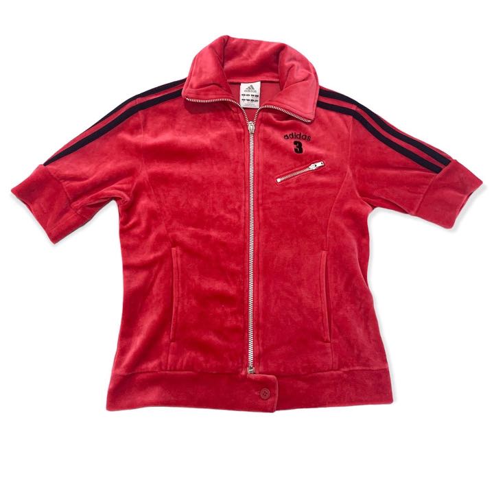 Adidas Velour tracksuit, Women's Fashion, Activewear on Carousell