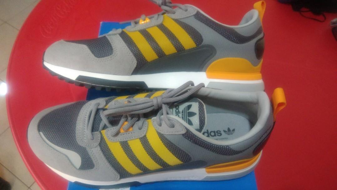 adidas zx600 grey yellow for sale