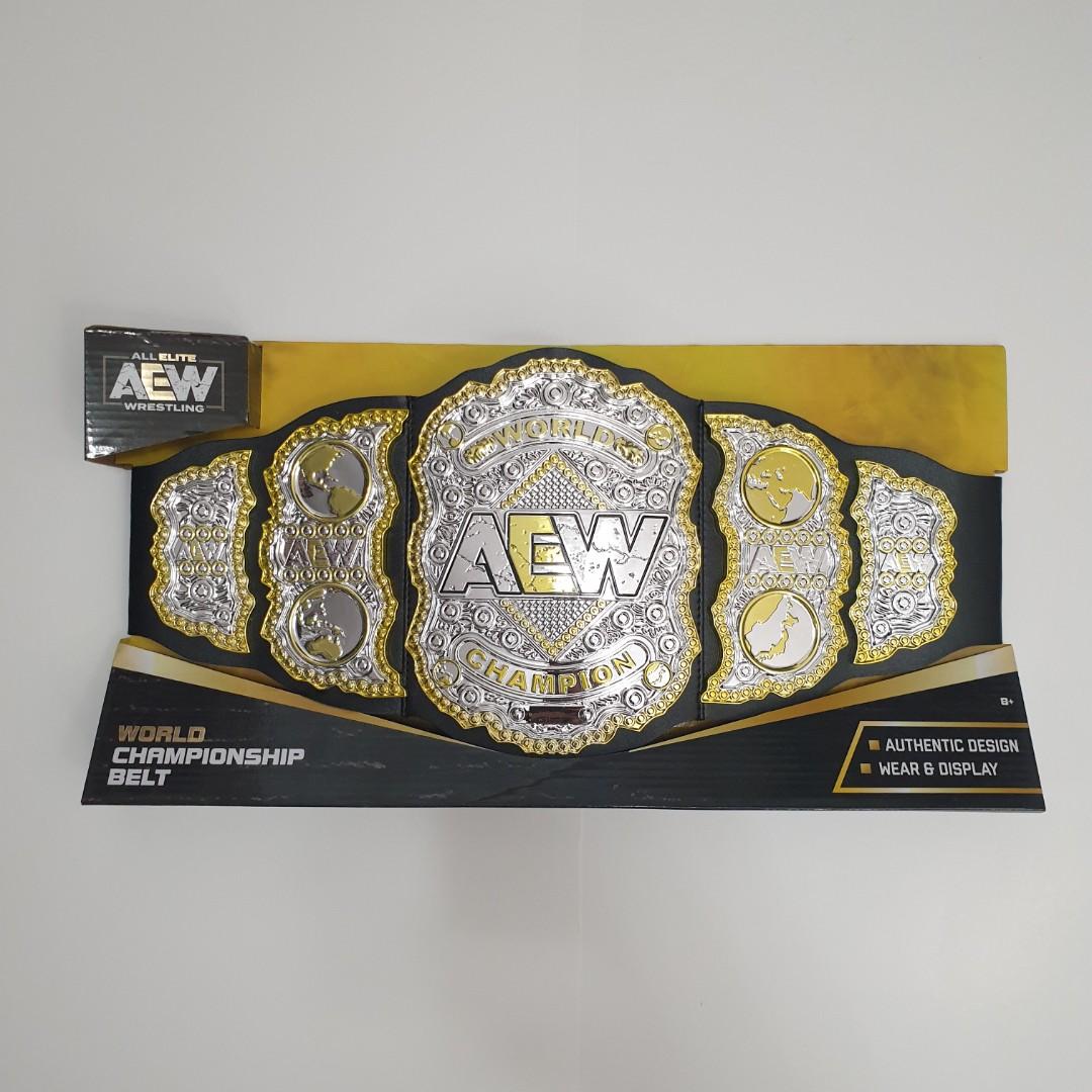AEW WORLD CHAMPIONSHIP BELT All Elite Wrestling Role Play Belt for Kids