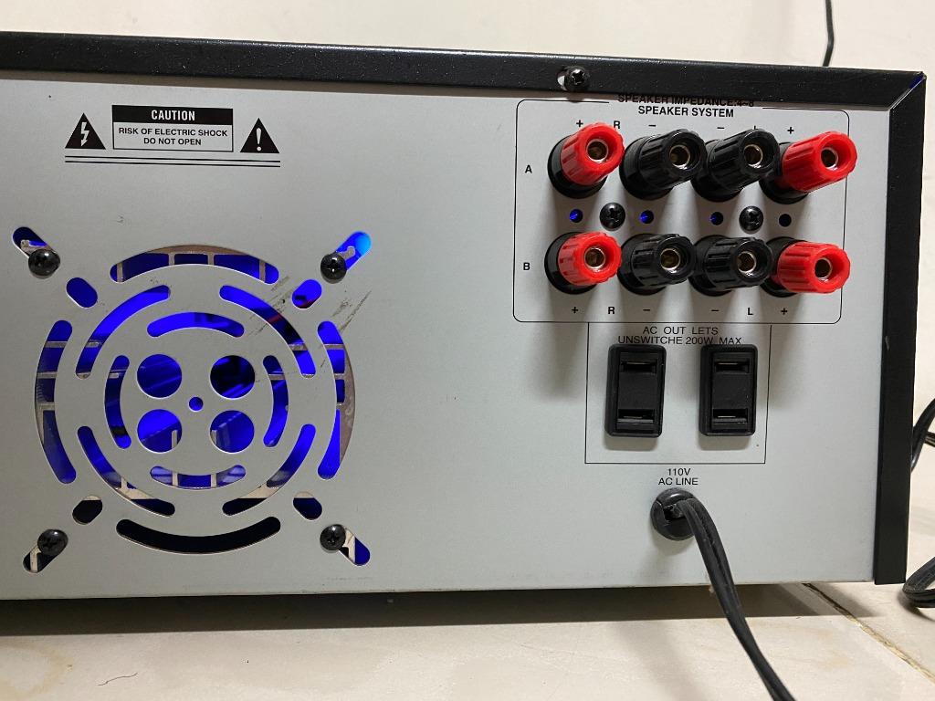 【台灣製造】AIMA PA-8 卡拉OK擴大機 綜合擴大機 收音機/藍芽 USB MP3 內建風扇 有全新遙控器~ 照片瀏覽 8
