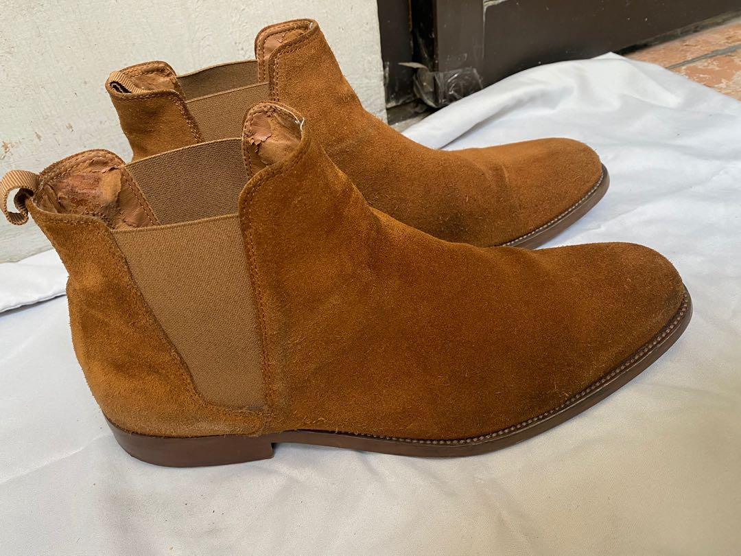 Aldo mens suede boots discount